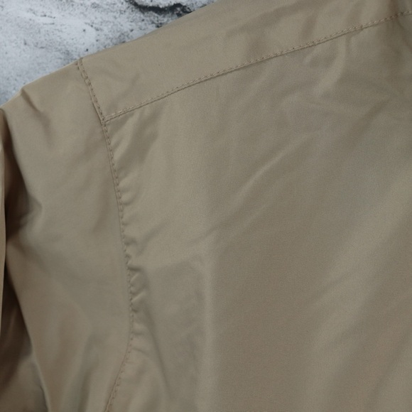 North End Men's Large Putty Jacket with Navy Blue Water Resistant Windbreaker - Picture 5 of 15